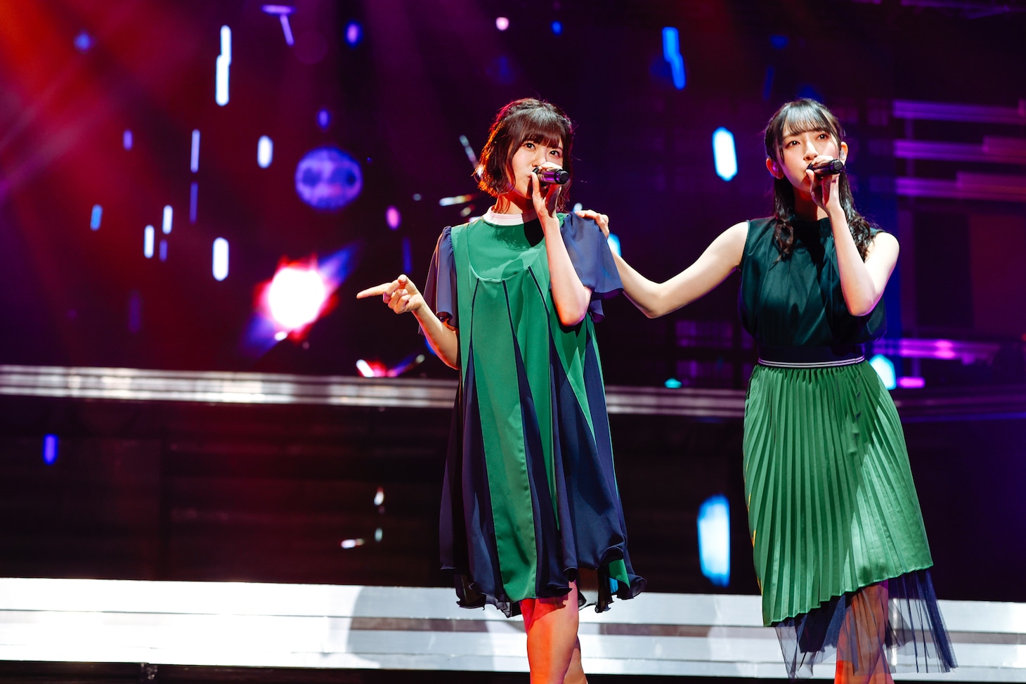 日向坂46「デビュー2周年記念　Special 2days～春の大ユニット祭り“おひさまベスト・プレイリスト2021”～」の様子。（撮影：上山陽介）