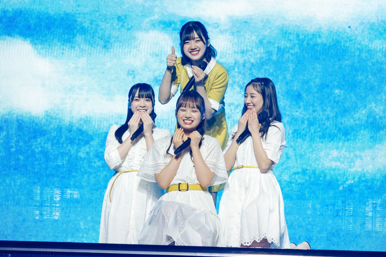 日向坂46「デビュー2周年記念　Special 2days～春の大ユニット祭り“おひさまベスト・プレイリスト2021”～」の様子。（撮影：上山陽介）