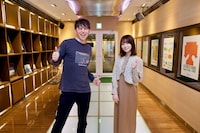 左からハリー杉山、長濱ねる。