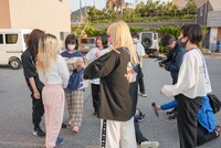 「WACK合同オーディション2021」最終日の早朝マラソン終了後の様子。