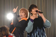 山中柔太朗と佐野勇斗。