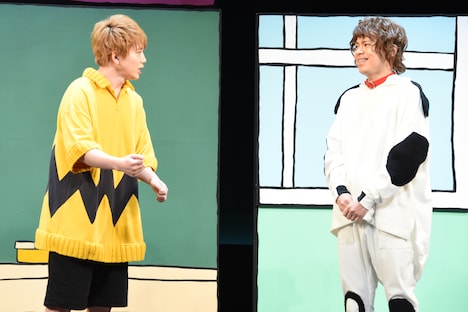納豆トークに花を咲かせる花村想太(Da-iCE)と中川晃教。
