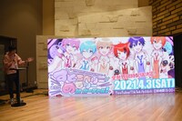 「バーチャルすとぷり6人勢揃い先行お披露目発表会」の様子。