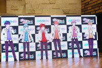 「バーチャルすとぷり6人勢揃い先行お披露目発表会」の様子。