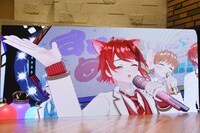 「バーチャルすとぷり6人勢揃い先行お披露目発表会」の様子。