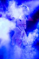 スモークで覆われたステージ。