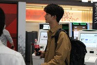 CM撮影の様子。