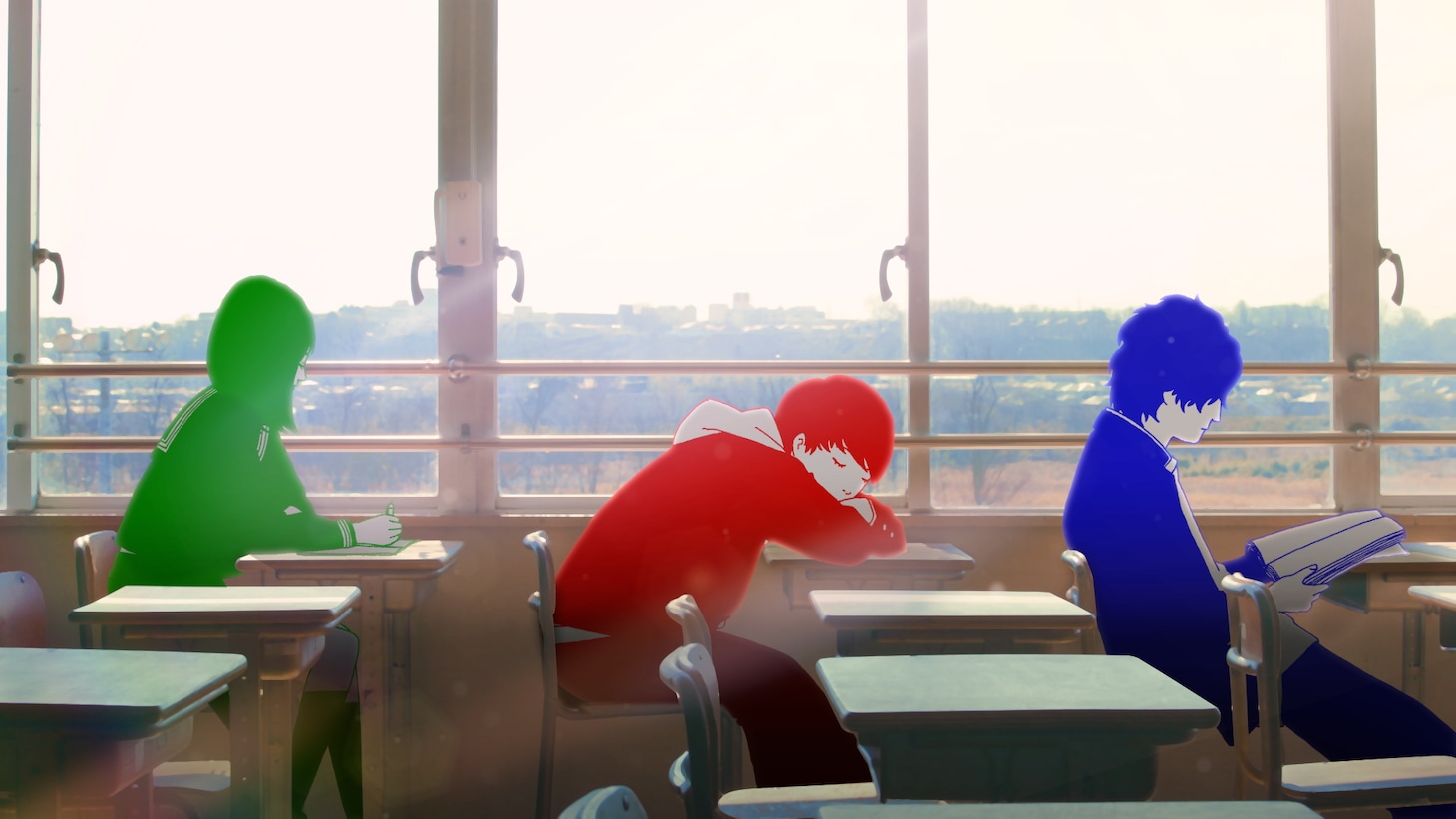 「YOASOBI『三原色』ahamo Special Movie」より。