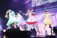 「超ときめき▽宣伝部の春の燦々ワンマンライブ」の様子。