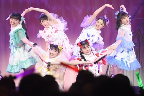 「超ときめき▽宣伝部の春の燦々ワンマンライブ」の様子。