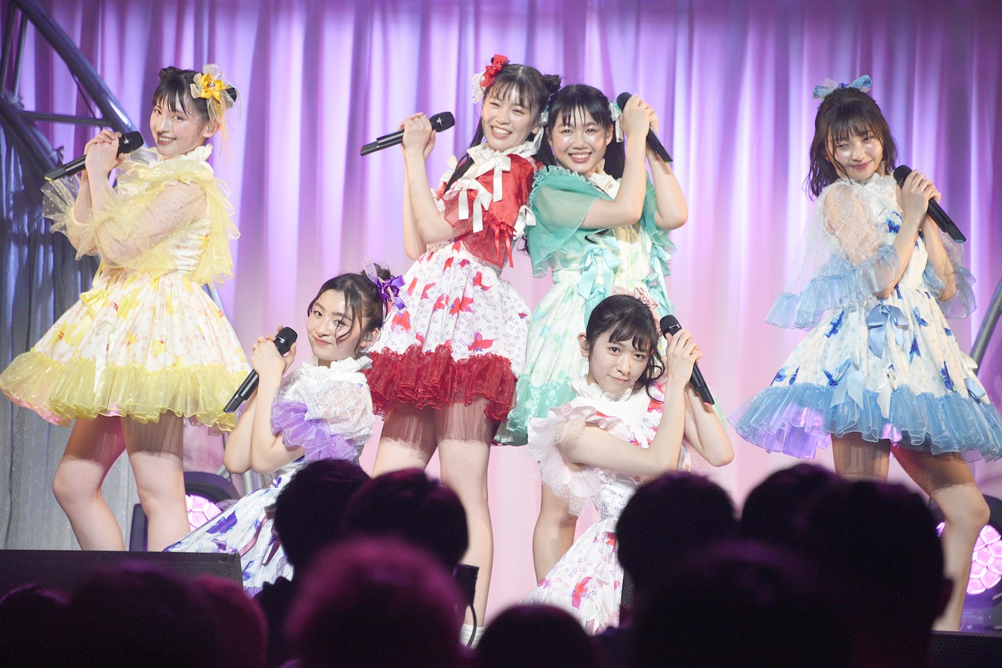 「超ときめき▽宣伝部の春の燦々ワンマンライブ」の様子。
