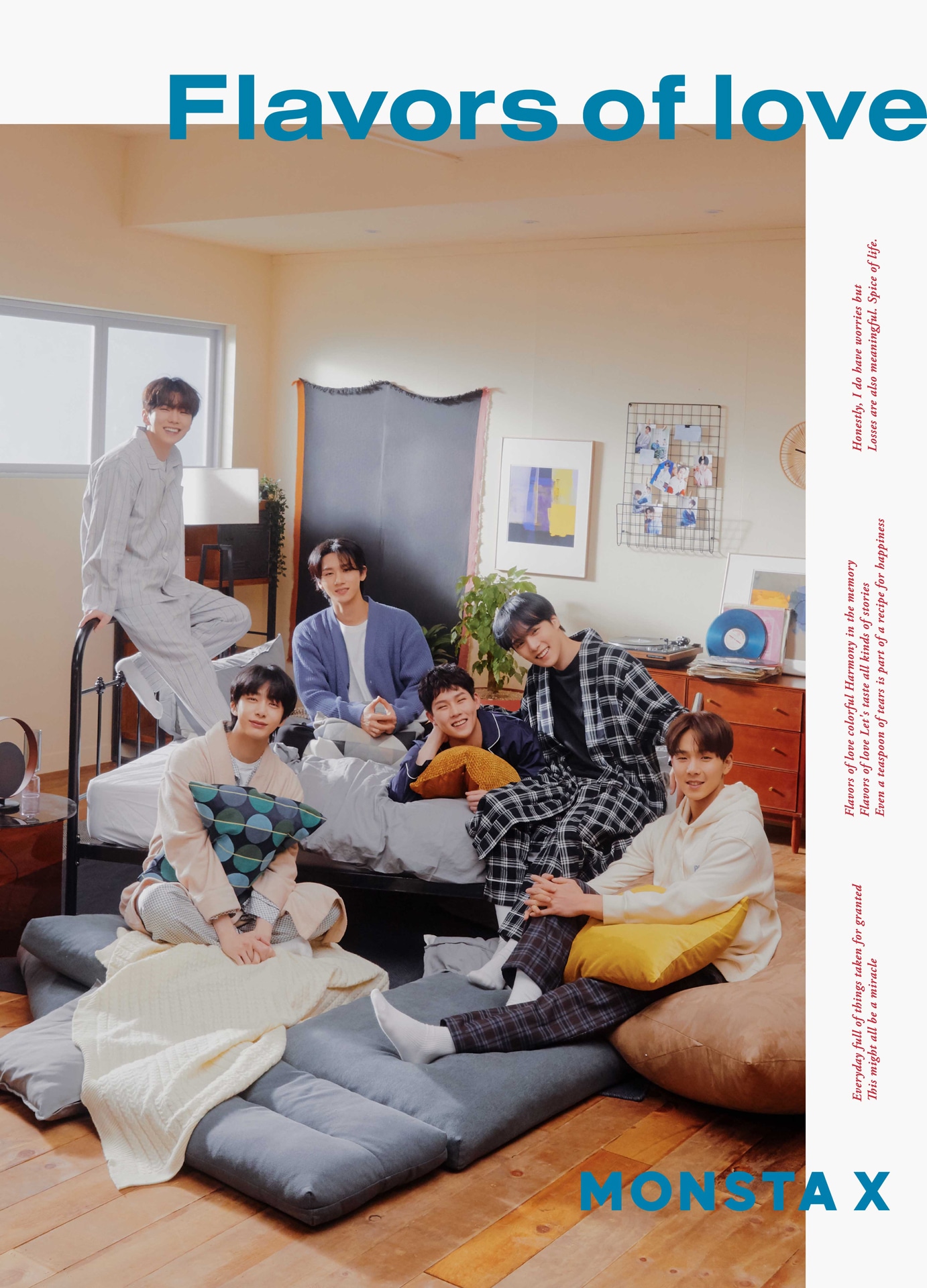MONSTA X「Flavors of love」UNIVERSAL MUSIC STORE盤ジャケット
