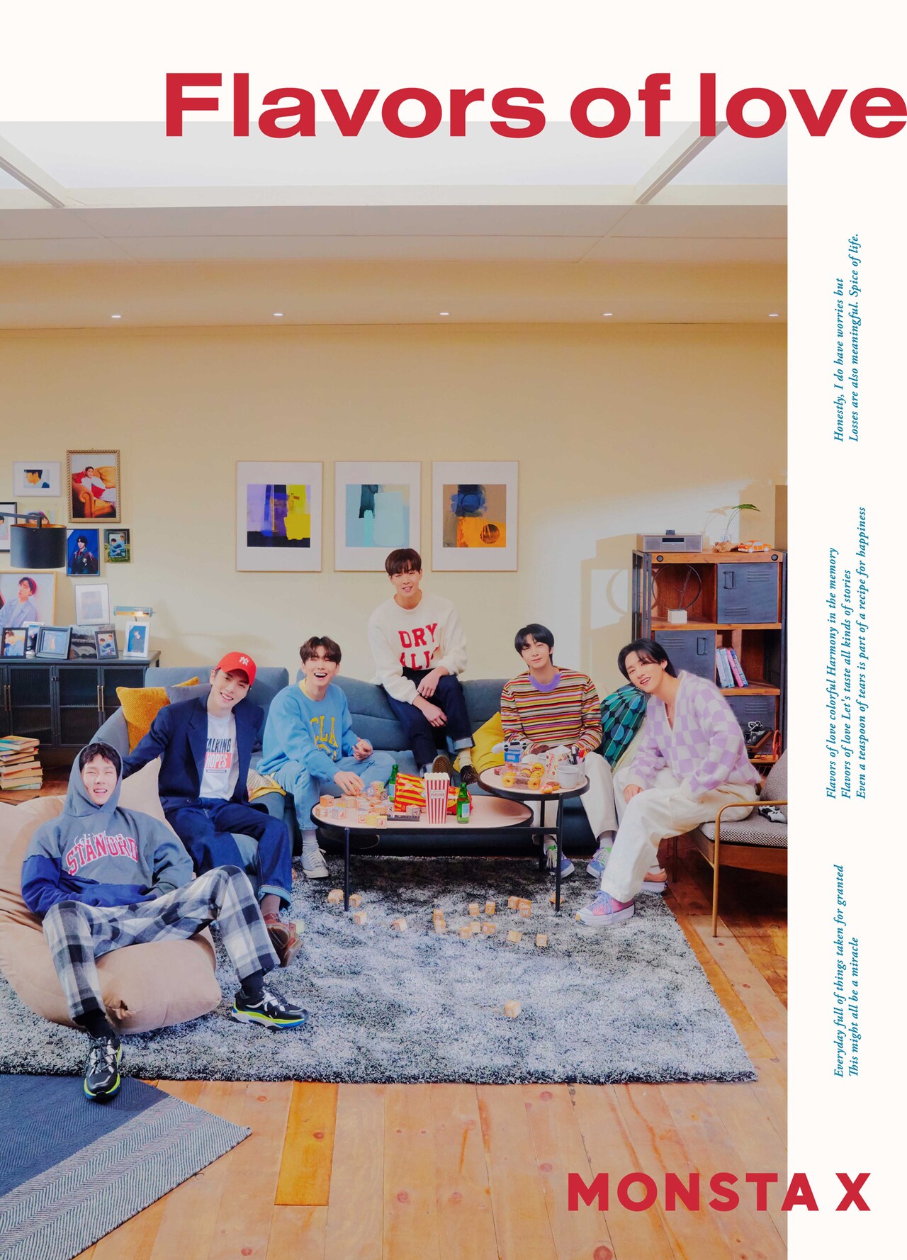 MONSTA X「Flavors of love」初回限定盤ジャケット