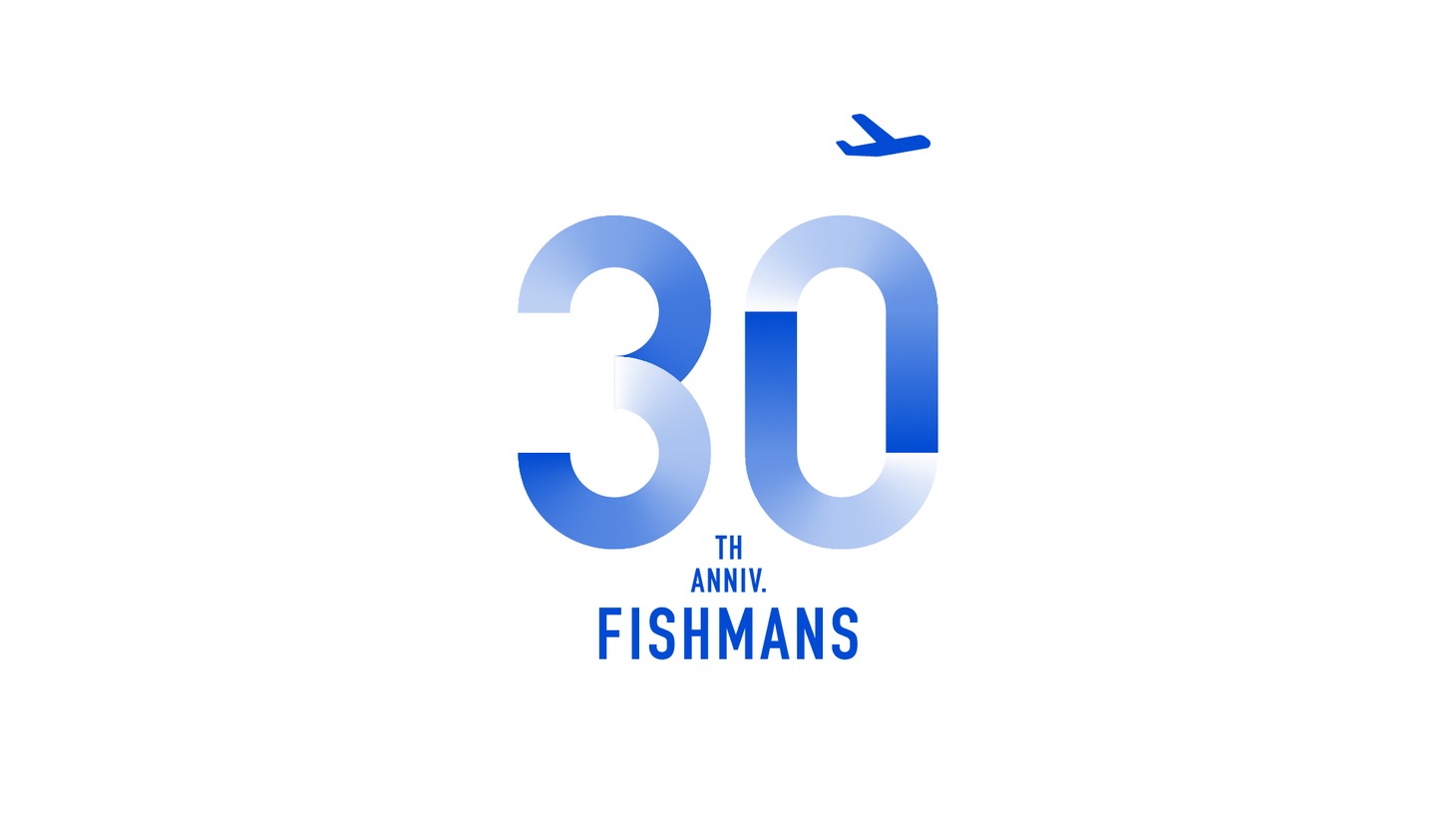 フィッシュマンズの30周年ロゴ。