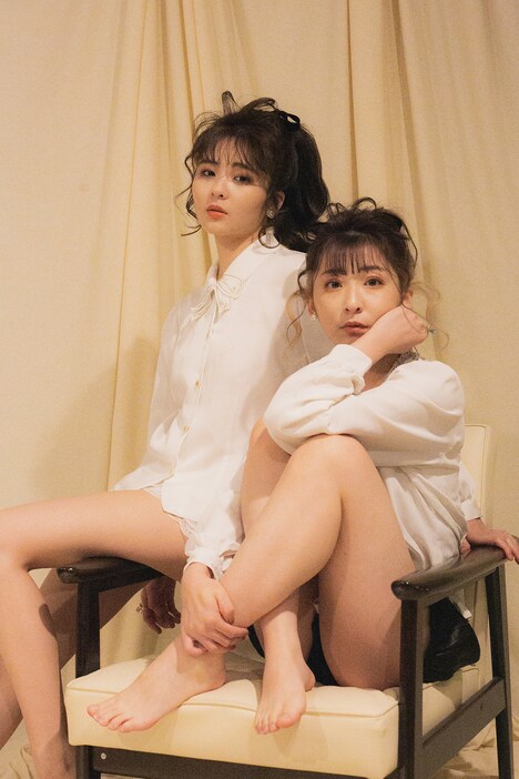 メイミ（左）とカノン（右）。