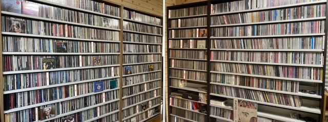 川原田氏の自宅にあるCDの一部。