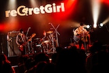 reGretGirl「reGretGirl spring tour 2021 "curtain call"」東京公演の様子。(撮影:白石達也)
