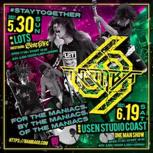 NAMBA69「#STAYTOGETHER」「FOR THE MANIACS, BY THE MANIACS, OF THE MANIACS」告知ビジュアル