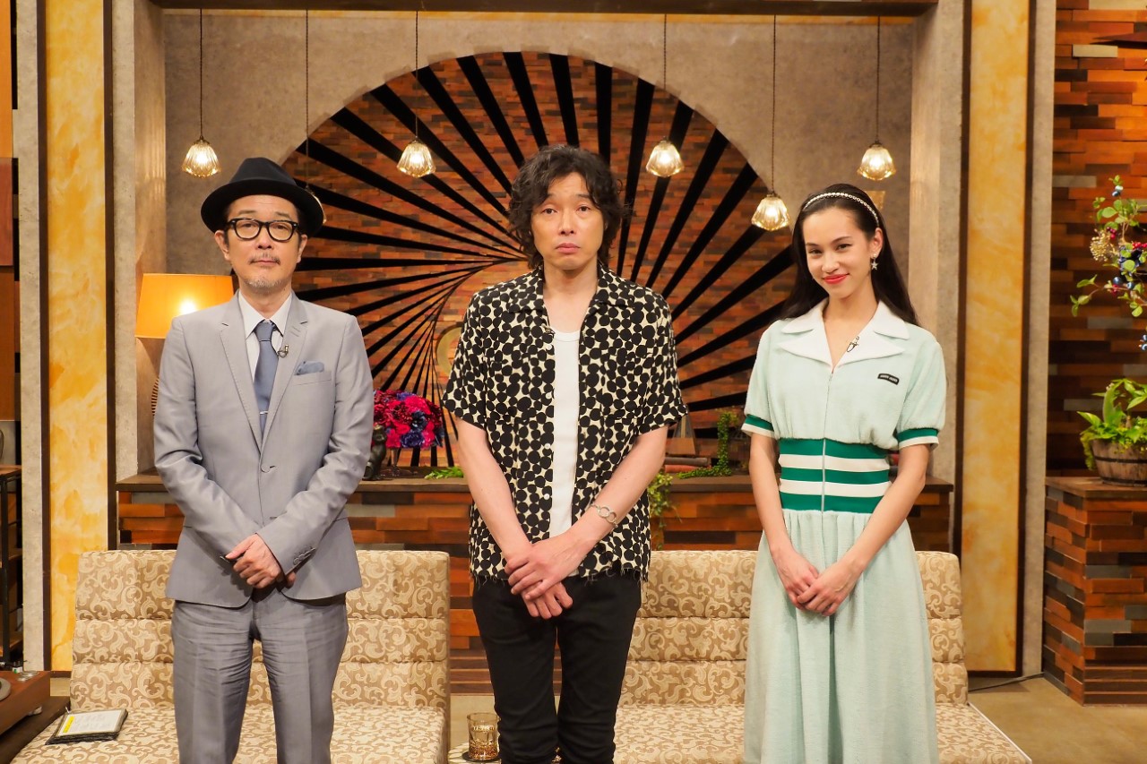 左からリリー・フランキー、斉藤和義、水原希子。（写真提供：NHK）