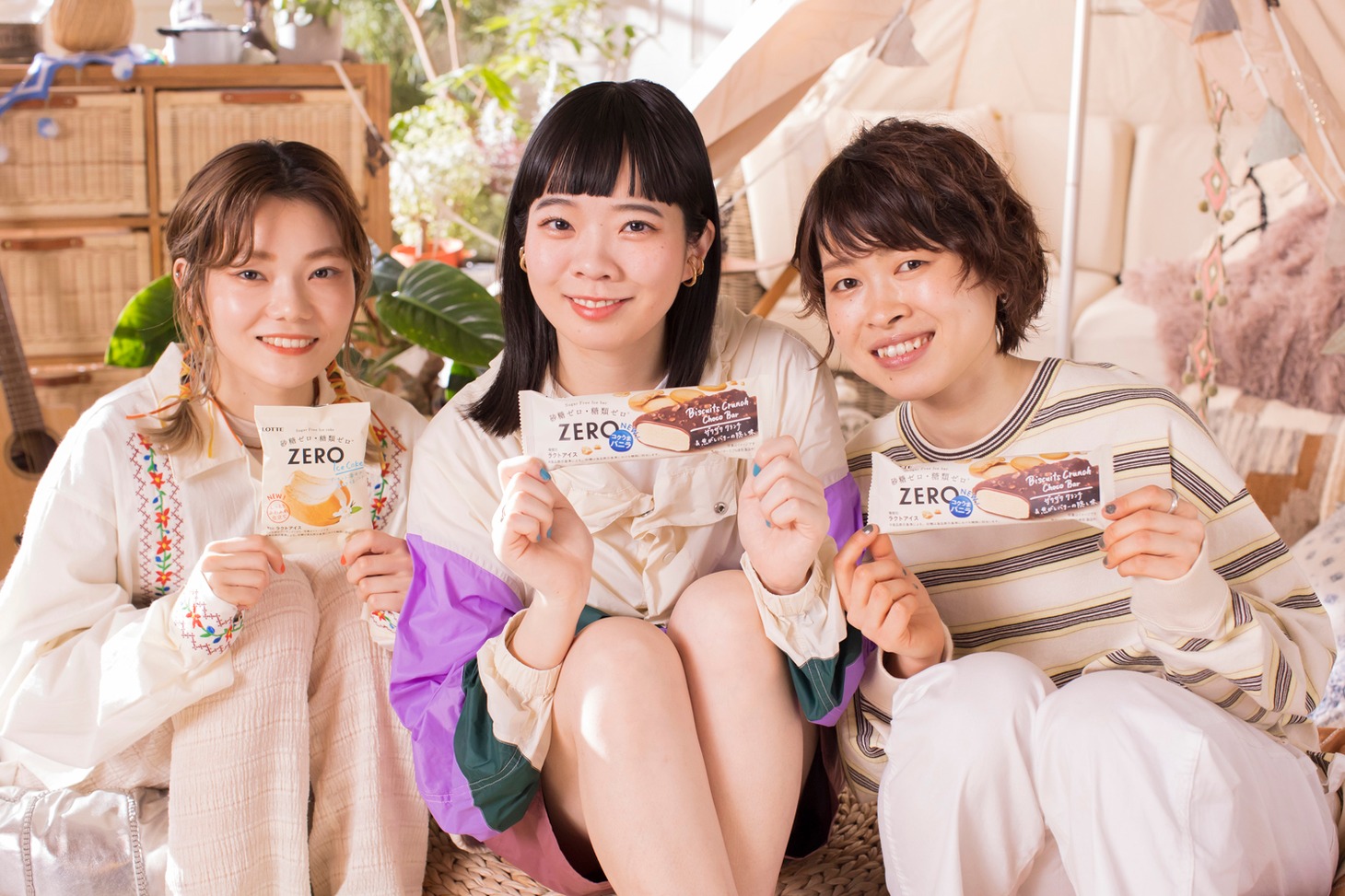 「ゼロなのに、かなりアリ。」編のメイキングショット。