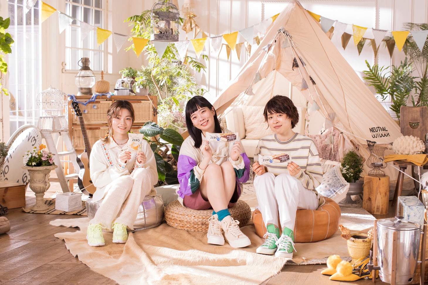 「ゼロなのに、かなりアリ。」編のメイキングショット。