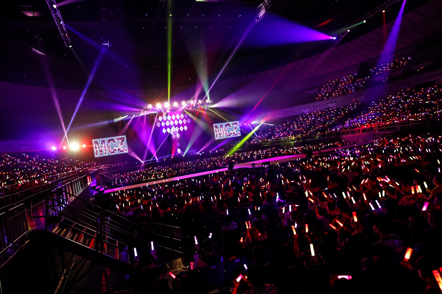 「ももいろクローバーZ ももクロくらぶxoxo～バレンタイン DE NIGHTだぁ～Z！2021『裏』」の様子。（写真提供：ニッポン放送）