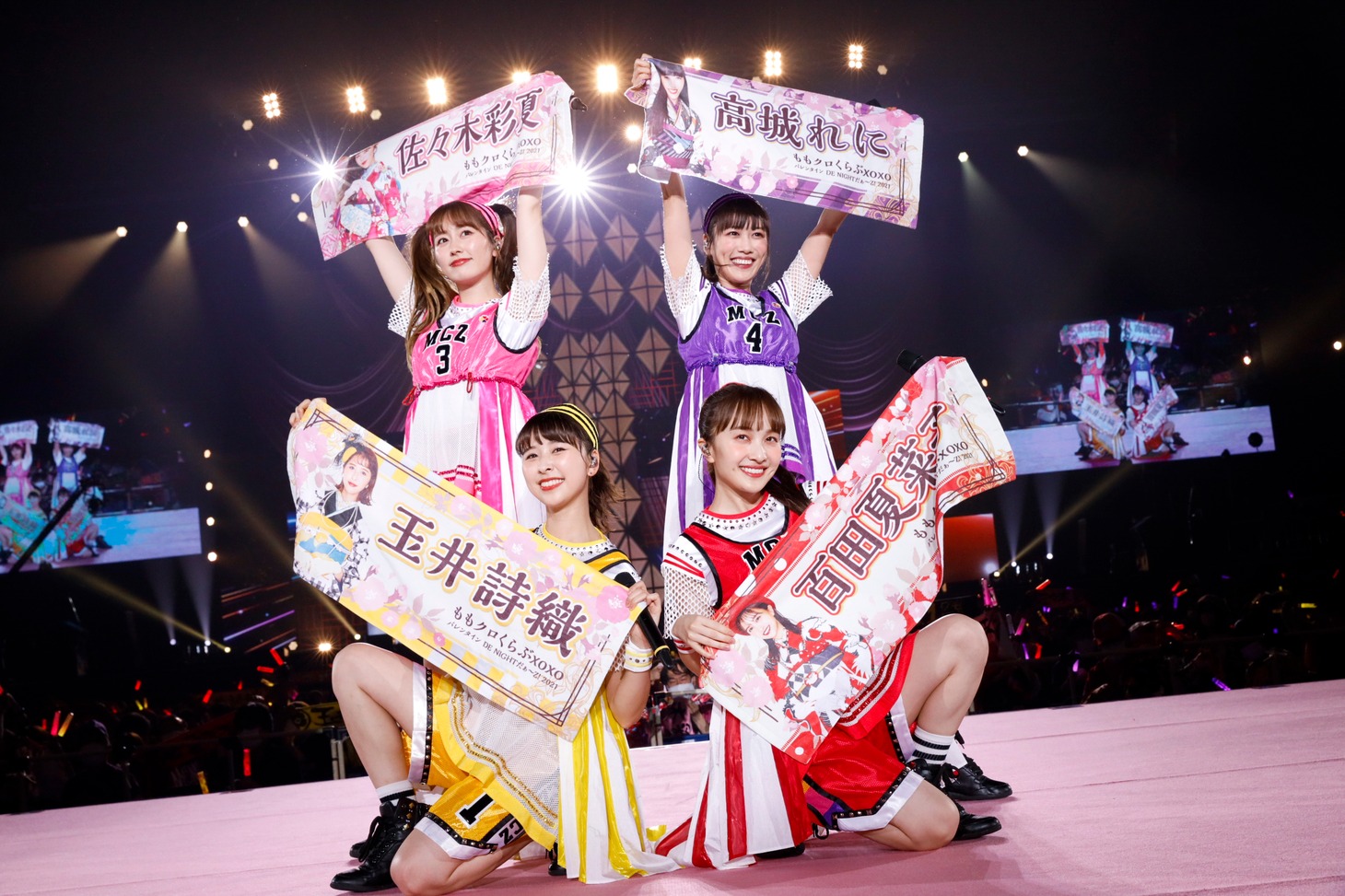 「ももいろクローバーZ ももクロくらぶxoxo～バレンタイン DE NIGHTだぁ～Z！2021『裏』」の様子。（写真提供：ニッポン放送）