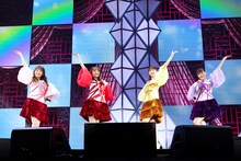 「ももいろクローバーZ ももクロくらぶxoxo～バレンタイン DE NIGHTだぁ～Z！2021『表』」の様子。（写真提供：ニッポン放送）