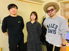左からcorin.、鳴田麻未、西寺郷太（NONA REEVES）。