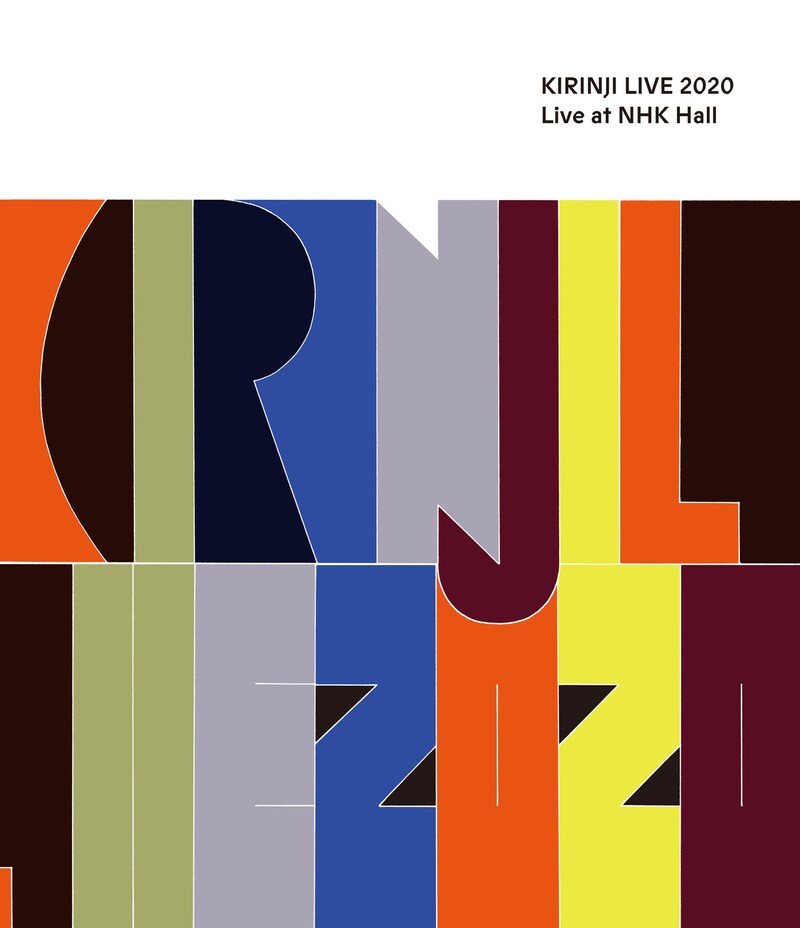KIRINJI「KIRINJI LIVE 2020 -Live at NHK Hall-」Blu-rayジャケット