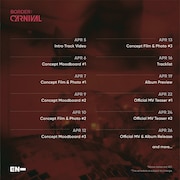 ENHYPEN「BORDER : CARNIVAL」プロモーションカレンダー