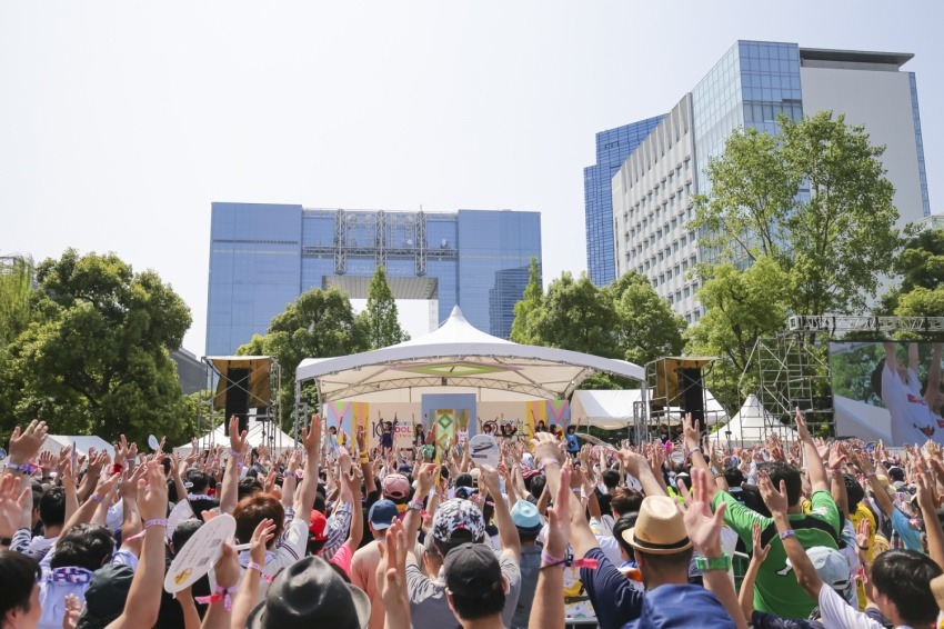 「TOKYO IDOL FESTIVAL 2019」の様子。