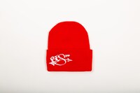 BESのニットキャップ。