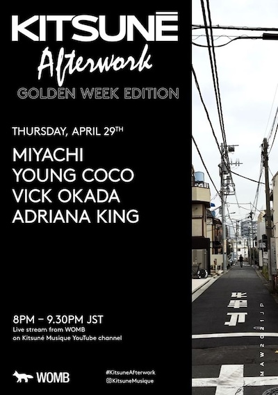 「Kitsune Afterwork Golden Week Edition」告知画像