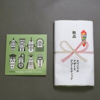 SPECIAL OTHERS ACOUSTIC「MASK」のCDと“記念粗品タオル”。