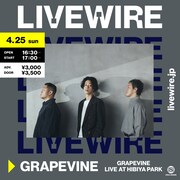 GRAPEVINE、野音ワンマンをLIVEWIREで生配信