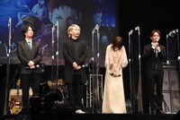 左から斉藤壮馬、諏訪部順一、上田麗奈、小野賢章。