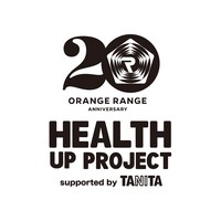 「ORANGE RANGE HEALTH UP PROJECT supported by TANITA」ロゴ