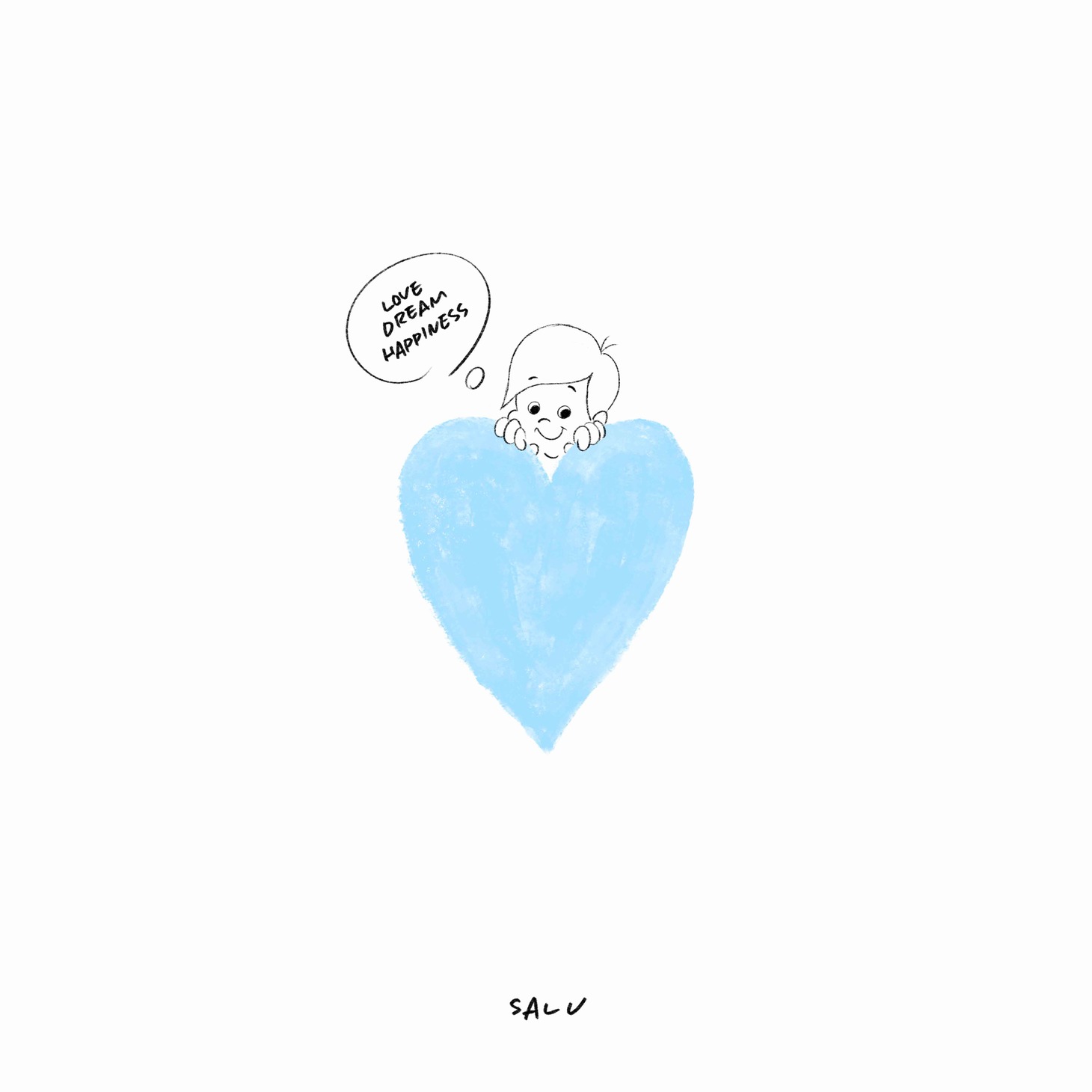 SALU「LOVE DREAM HAPPINESS」配信ジャケット