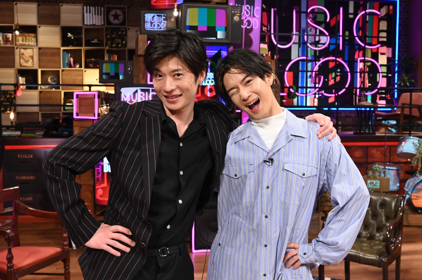 田中圭と千葉雄大。(c)日本テレビ