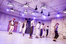 「JO1 3RD SINGLE『CHALLENGER』リリース記念オンラインショーケースイベント」の様子。 (c)LAPONE ENTERTAINMENT