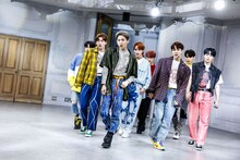 「JO1 3RD SINGLE『CHALLENGER』リリース記念オンラインショーケースイベント」の様子。 (c)LAPONE ENTERTAINMENT