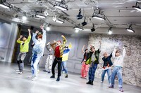 「JO1 3RD SINGLE『CHALLENGER』リリース記念オンラインショーケースイベント」の様子。 (c)LAPONE ENTERTAINMENT