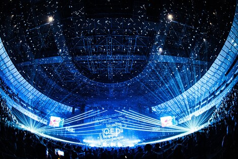 BLUE ENCOUNT「BLUE ENCOUNT ～Q.E.D : INITIALIZE～」横浜アリーナ公演の様子。（撮影：浜野カズシ）