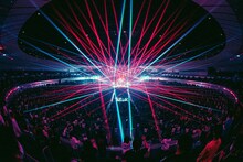 BLUE ENCOUNT「BLUE ENCOUNT ～Q.E.D : INITIALIZE～」横浜アリーナ公演の様子。（撮影：小杉歩）