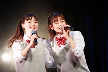 左から白浜あや、高井千帆。（撮影：笹森健一）