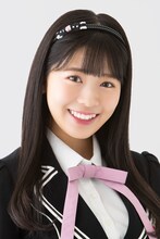 NMB48の25thシングル（タイトル未定）の選抜メンバー・安田桃寧。(c)NMB48