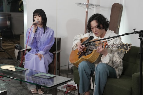 昨日4月20日に行われたA_oによる生配信の様子。