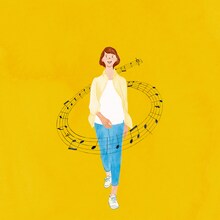 一青窈「6分」配信ジャケット