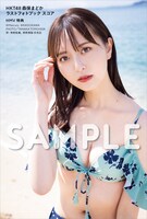 「HKT48 森保まどかラストフォトブック スコア」HMV限定特典のフォトカード。(c)KADOKAWA  (c)Mercury PHOTO/TANAKA TOMOHISA